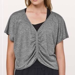 Lululemon gray short sleeve top